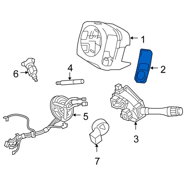 2005+ Crown Victoria Steering Column Trim